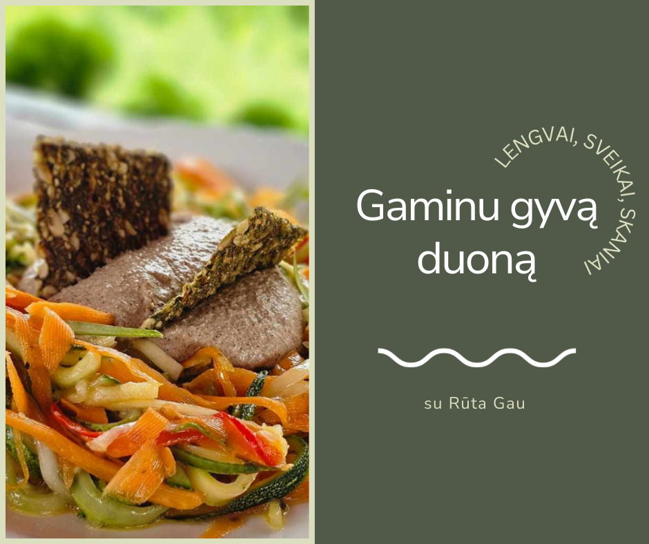 Kursas „Gaminu gyvą duoną“ (PDF formatu +FB grupė)