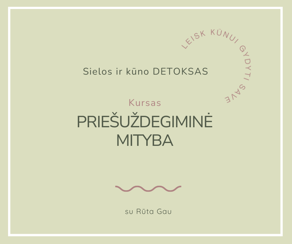 Kursas „Subalansuota priešuždegiminė mityba“ PDF formatu