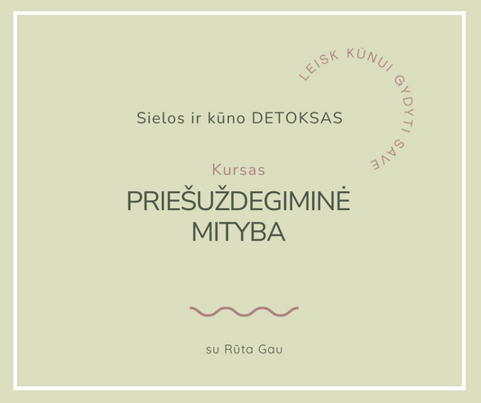 Kursas „Subalansuota priešuždegiminė  mityba“ PDF formatu
